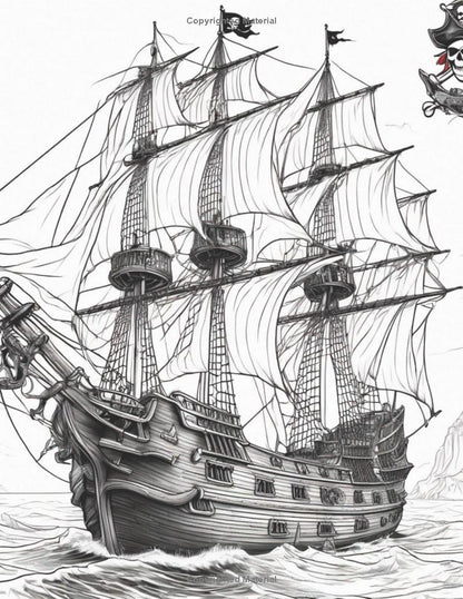 Kraken's Wake: Color Your Fate Coloring Book