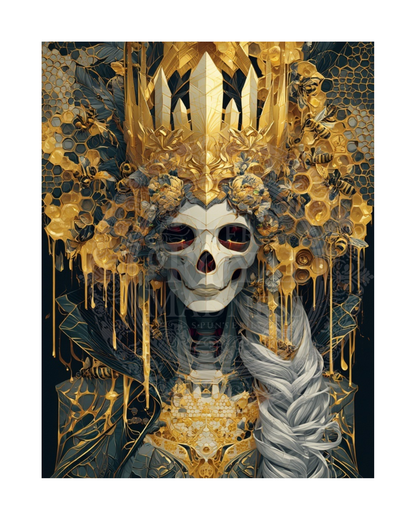 The Mad Queen’s Gallery Collection™ – Honey and Bones Collection (Set of 4 Gothic Fantasy Art Prints)