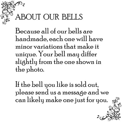 Witch's Bell: Glass Evil Eyes, Pentacle, Charms, Beads - Handcrafted