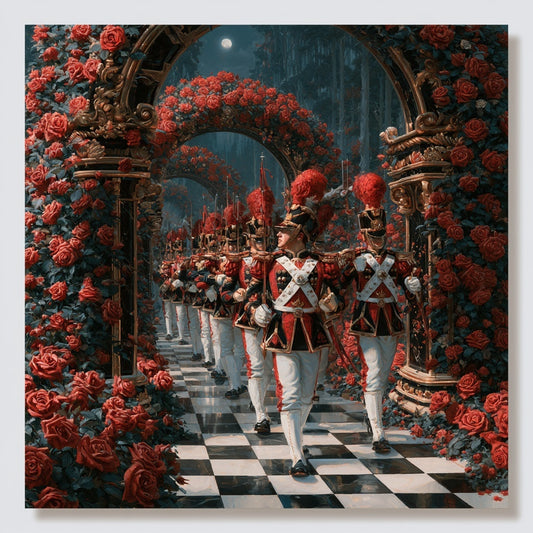 The Mad Queen’s Gallery Collection™ – Card Suit Army Collection (Set of 4 Gothic Fantasy Art Prints)