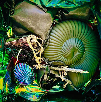 Siren of Chaos Mystery Box | Dark Mermaidcore & Ocean Aesthetic Geschenkset | Gothic Siren Accessoires, schimmernde Perlen, Sea Witch Vibe
