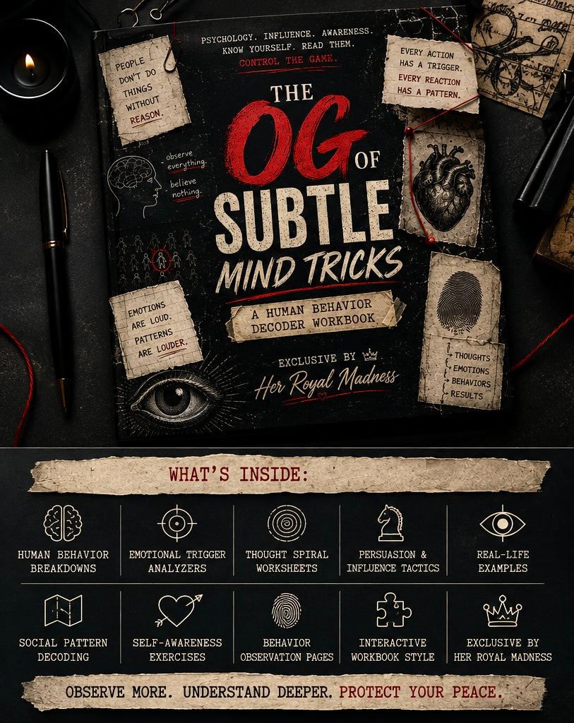 The OG of Subtle Mind Tricks™ | Human Behavior & Psychology Workbook