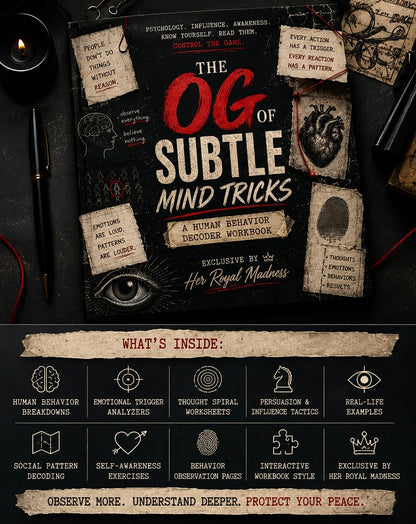 The OG of Subtle Mind Tricks™ | Human Behavior & Psychology Workbook