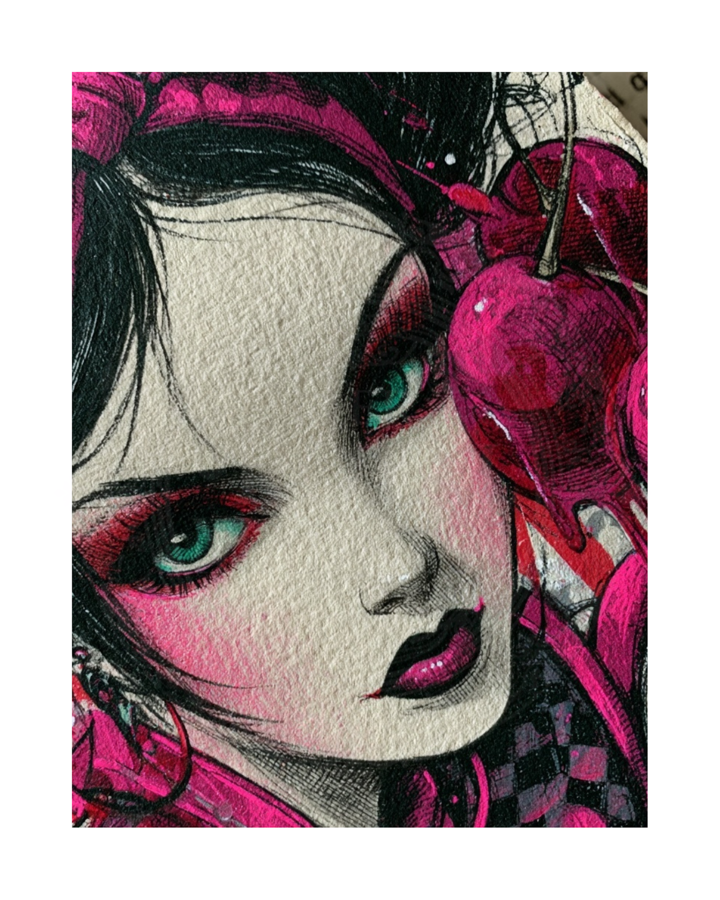 The Mad Queen’s Gallery Collection™ – Death By Cherries Collection (Set of 4 Gothic Fantasy Art Prints)