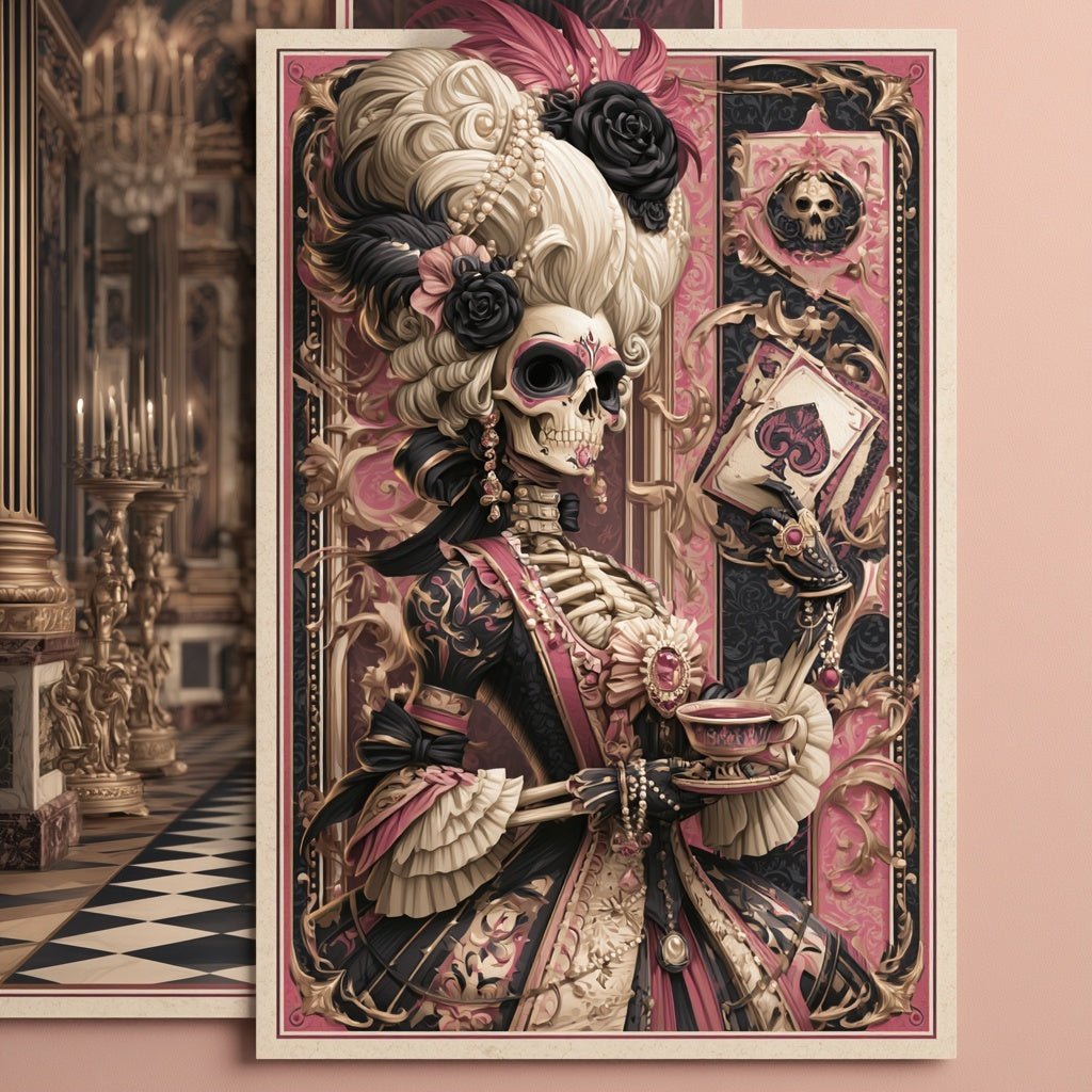 The Mad Queen’s Gallery Collection™ – Marie Antoinette After Midnight Collection (Set of 4 Gothic Fantasy Art Prints)