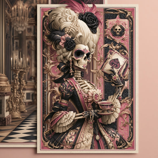 The Mad Queen’s Gallery Collection™ – Marie Antoinette After Midnight Collection (Set of 4 Gothic Fantasy Art Prints)