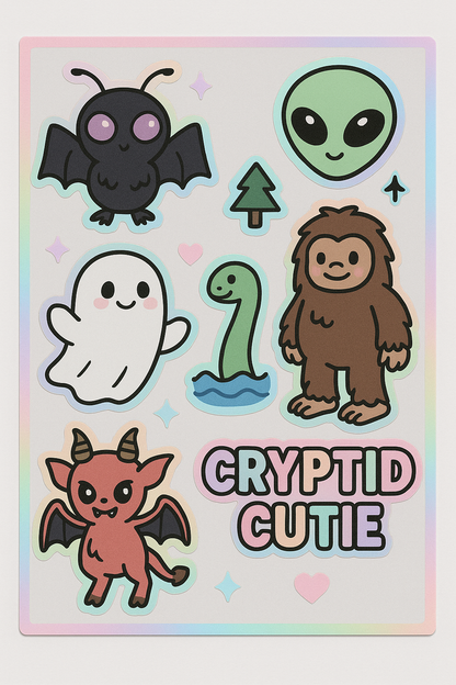 👻 Cryptid Cuties Mystery Box | Mothman, Bigfoot, Nessie & Cryptid Gifts