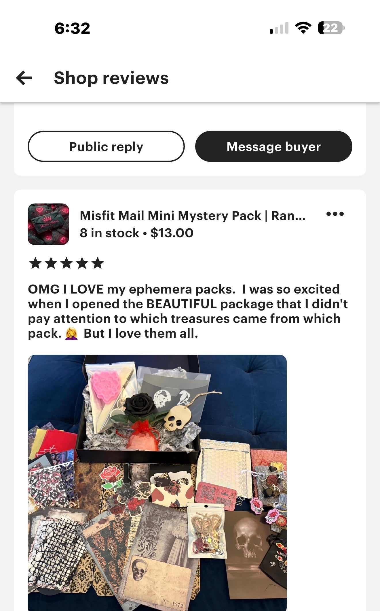 Misfit Mail Mini Mystery Pack | Random Leftover Stickers, Tags & Stationery Bits | Cheap Mystery Happy Mail Gift | Pen Pal Surprise