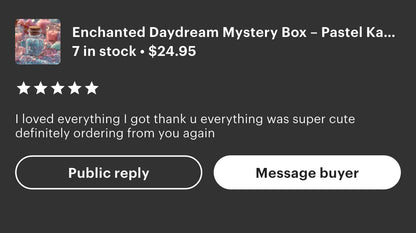 Zauberhafte Tagtraum Mystery Box  Pastell Kawaii Geschenkset