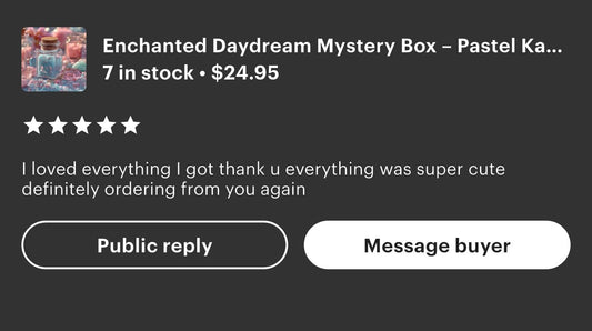 Enchanted Daydream Mystery Box  Pastel Kawaii Gift Set