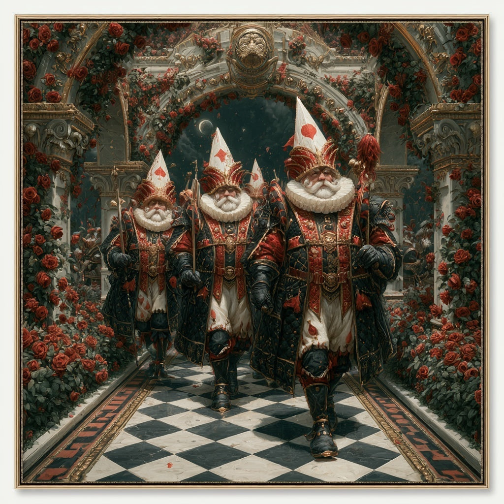 The Mad Queen’s Gallery Collection™ – Card Suit Army Collection (Set of 4 Gothic Fantasy Art Prints)