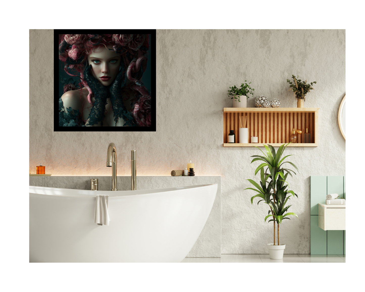 The Mad Queen’s Gallery Collection™ – Medusa Royale Collection (Set of 4 Gothic Fantasy Art Prints)