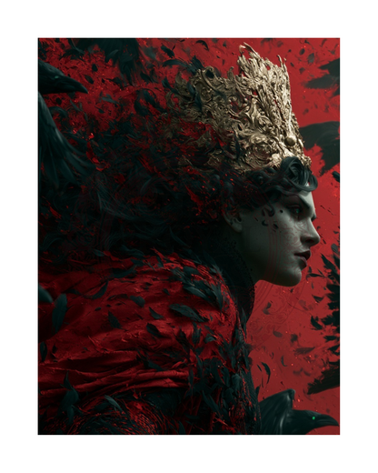 The Mad Queen’s Gallery Collection™ – Royal Collection (Set of 4 Gothic Fantasy Art Prints)