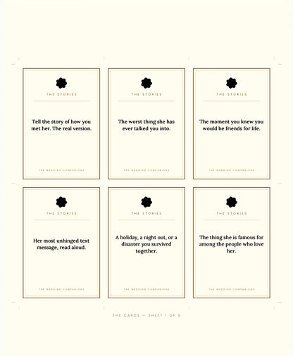 The Wedding Companions — The Night Before, The Day, and The Year After