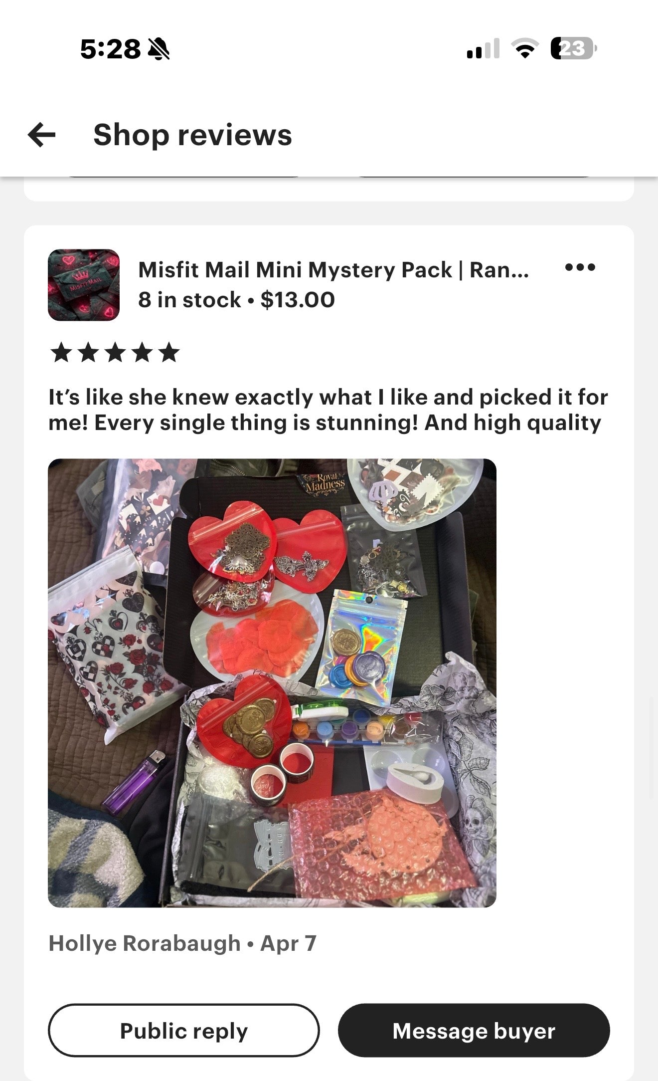Misfit Mail Mini Mystery Pack | Random Leftover Stickers, Tags & Stationery Bits | Cheap Mystery Happy Mail Gift | Pen Pal Surprise