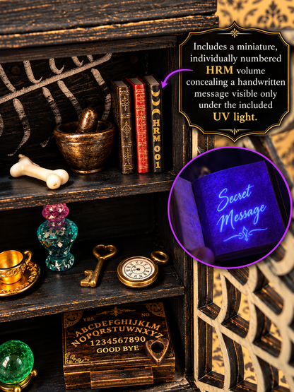 The Witching Hour | One-of-a-Kind Gothic Curiosity Cabinet No. 001 Miniature