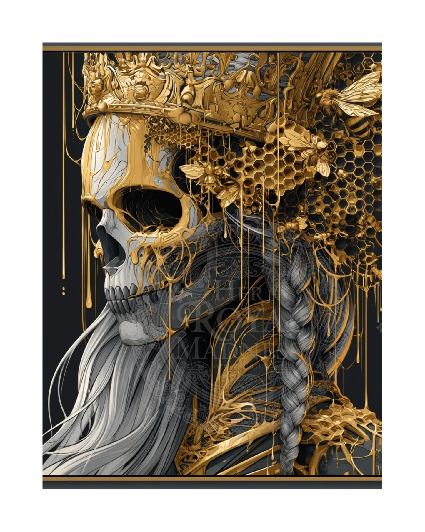 The Mad Queen’s Gallery Collection™ – Honey and Bones Collection (Set of 4 Gothic Fantasy Art Prints)
