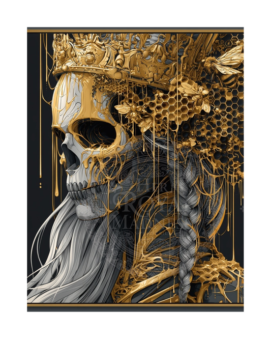 The Mad Queen’s Gallery Collection™ – Honey and Bones Collection (Set of 4 Gothic Fantasy Art Prints)