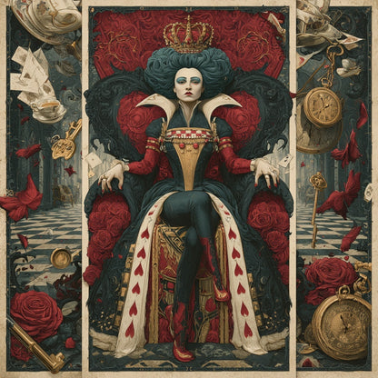 The Mad Queen’s Gallery Collection™ – Off With Their Heads Collection (Set of 4 Gothic Fantasy Art Prints)