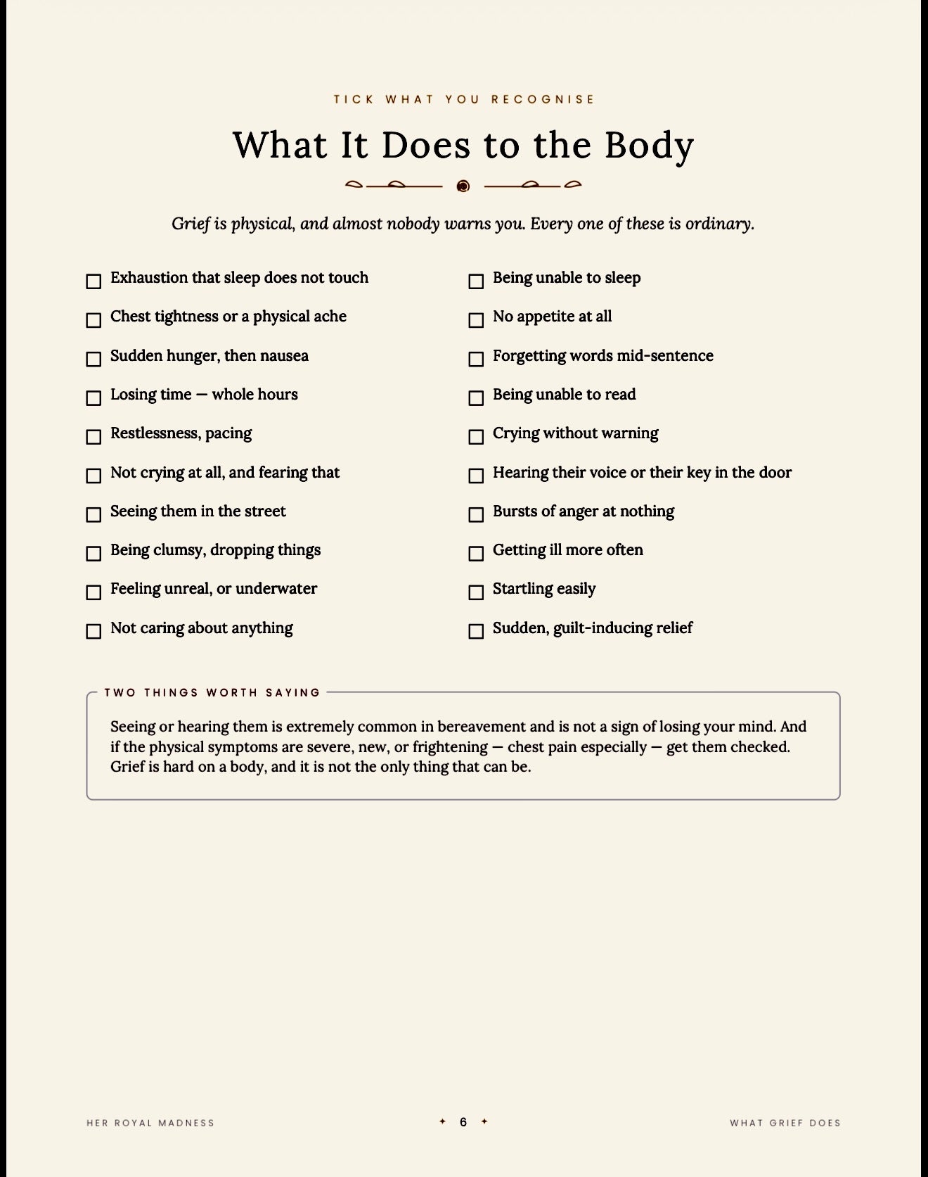 The Grief Companion — Printable Bereavement Workbook
