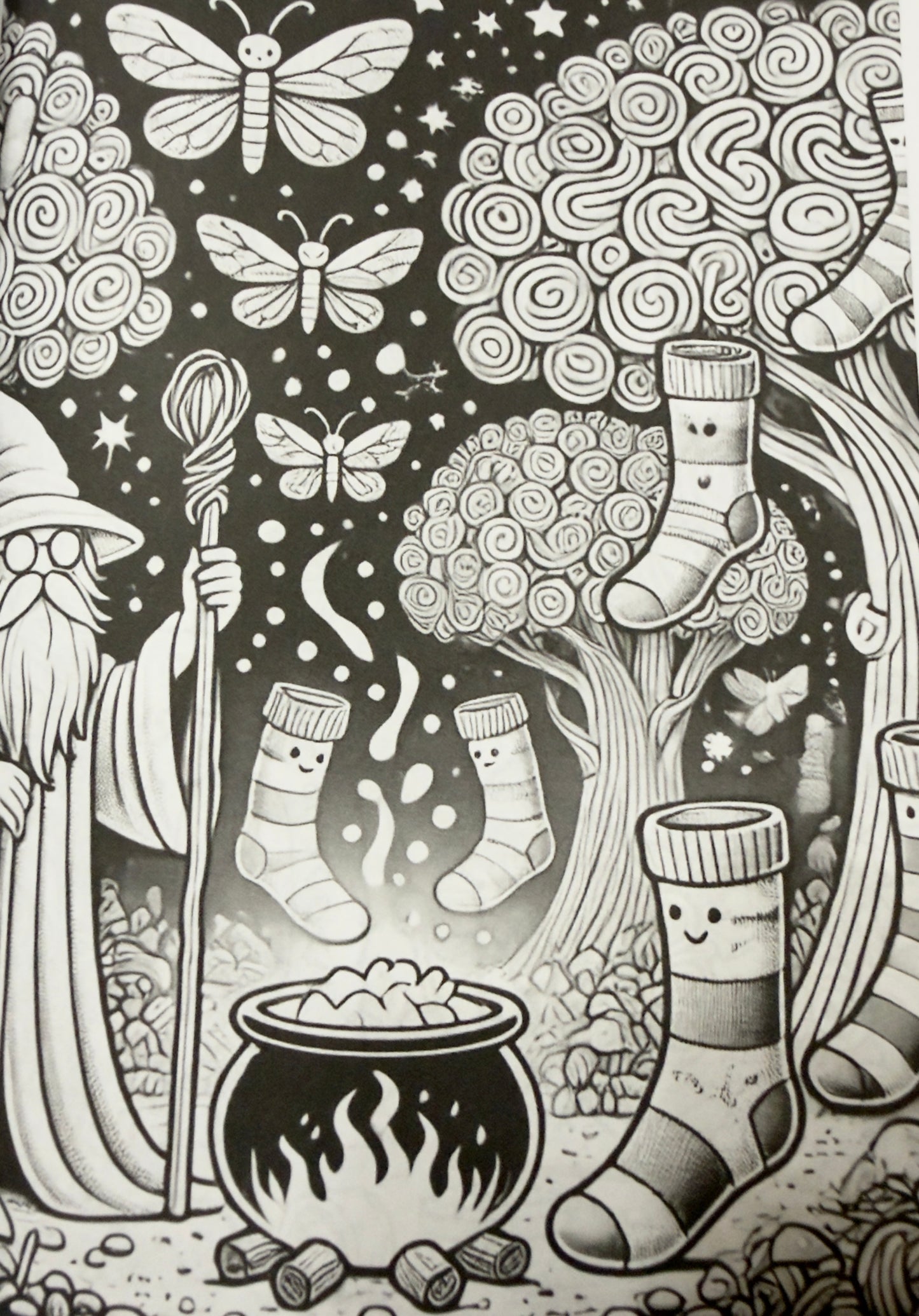 Socks Gone Rogue: The Unpaired and Unruly Coloring Book