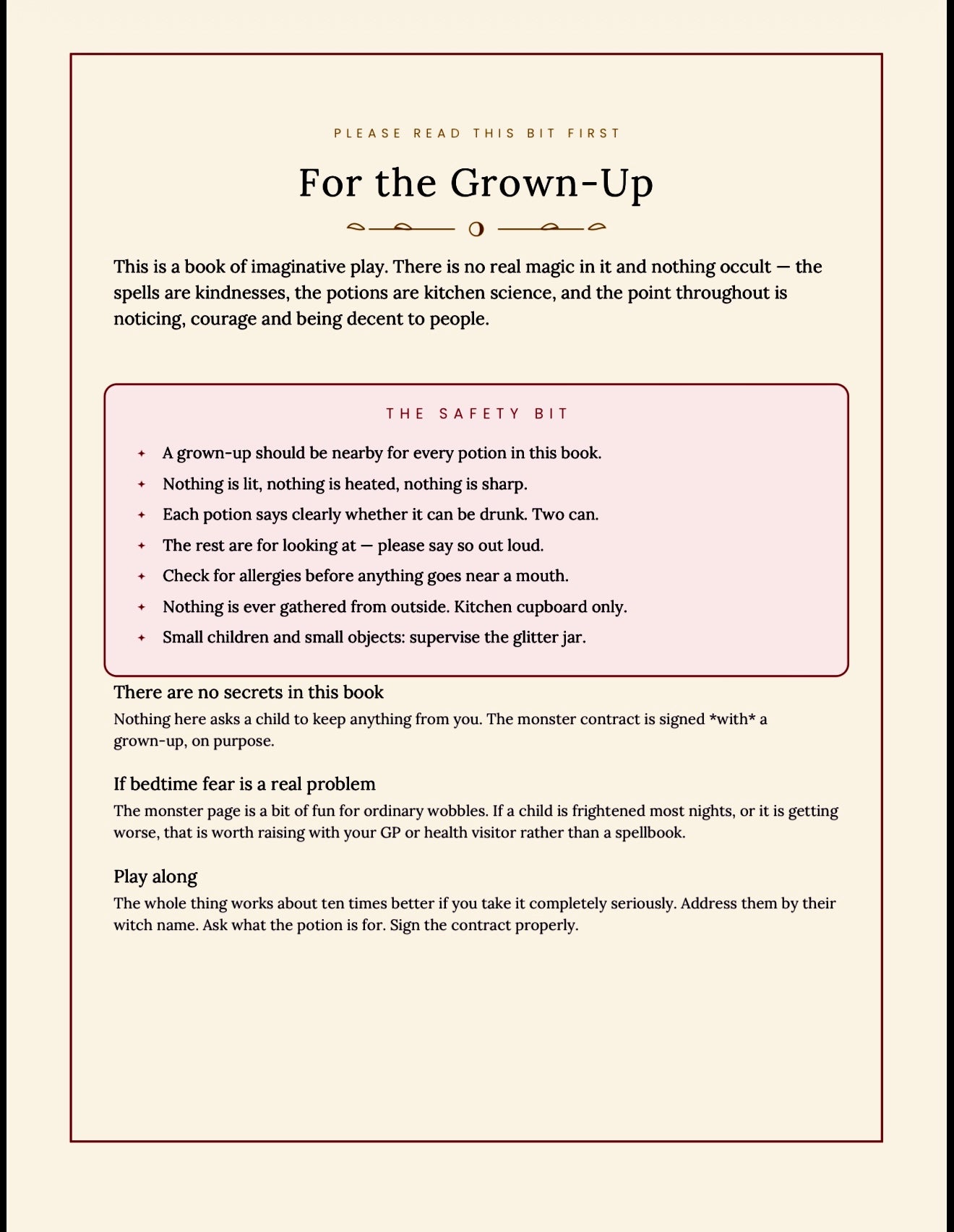 The Little Grimoire — A First Spellbook | Printable Kids' Activity Book