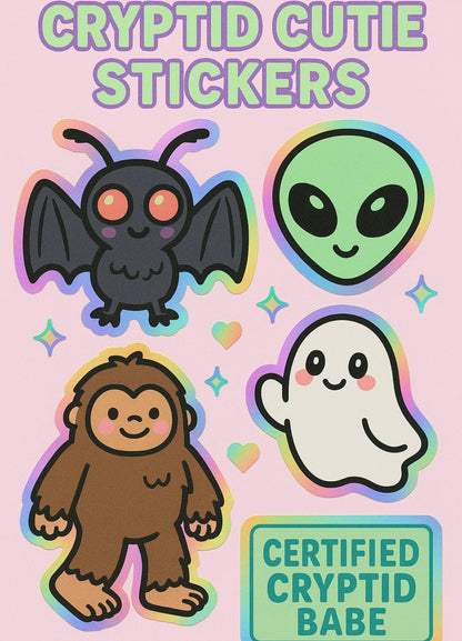 👻 Cryptid Cuties Mystery Box | Mothman, Bigfoot, Nessie & Cryptid Gifts
