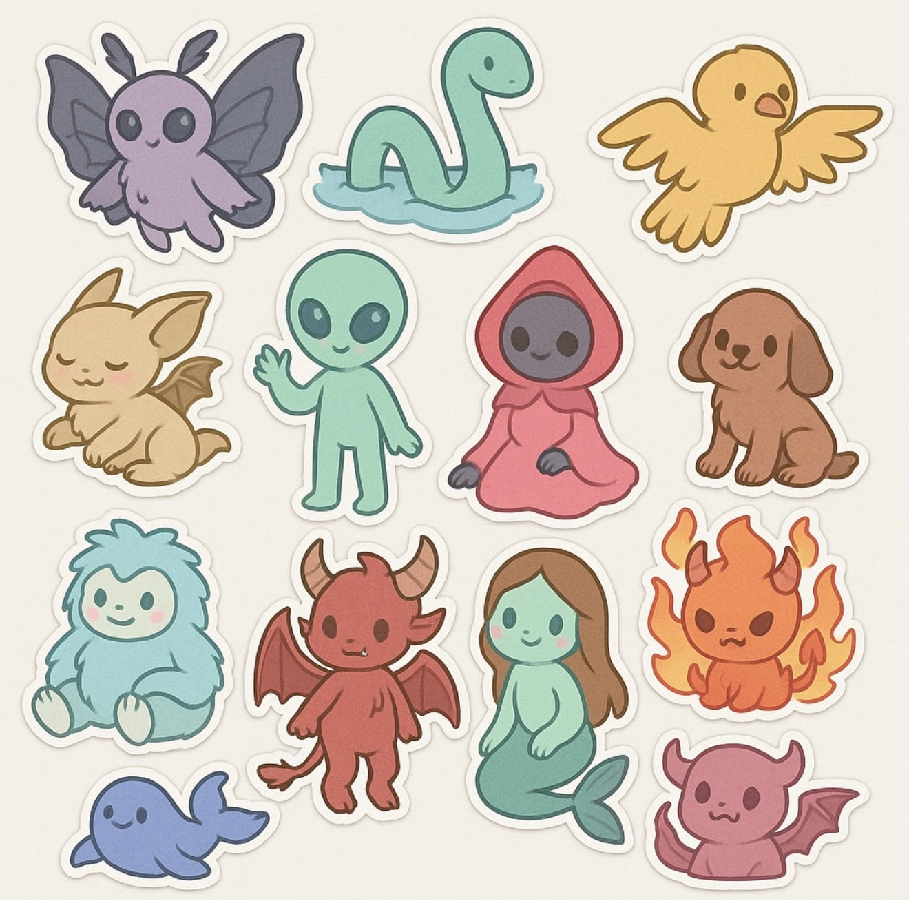 👻 Cryptid Cuties Mystery Box | Mothman, Bigfoot, Nessie & Cryptid Gifts