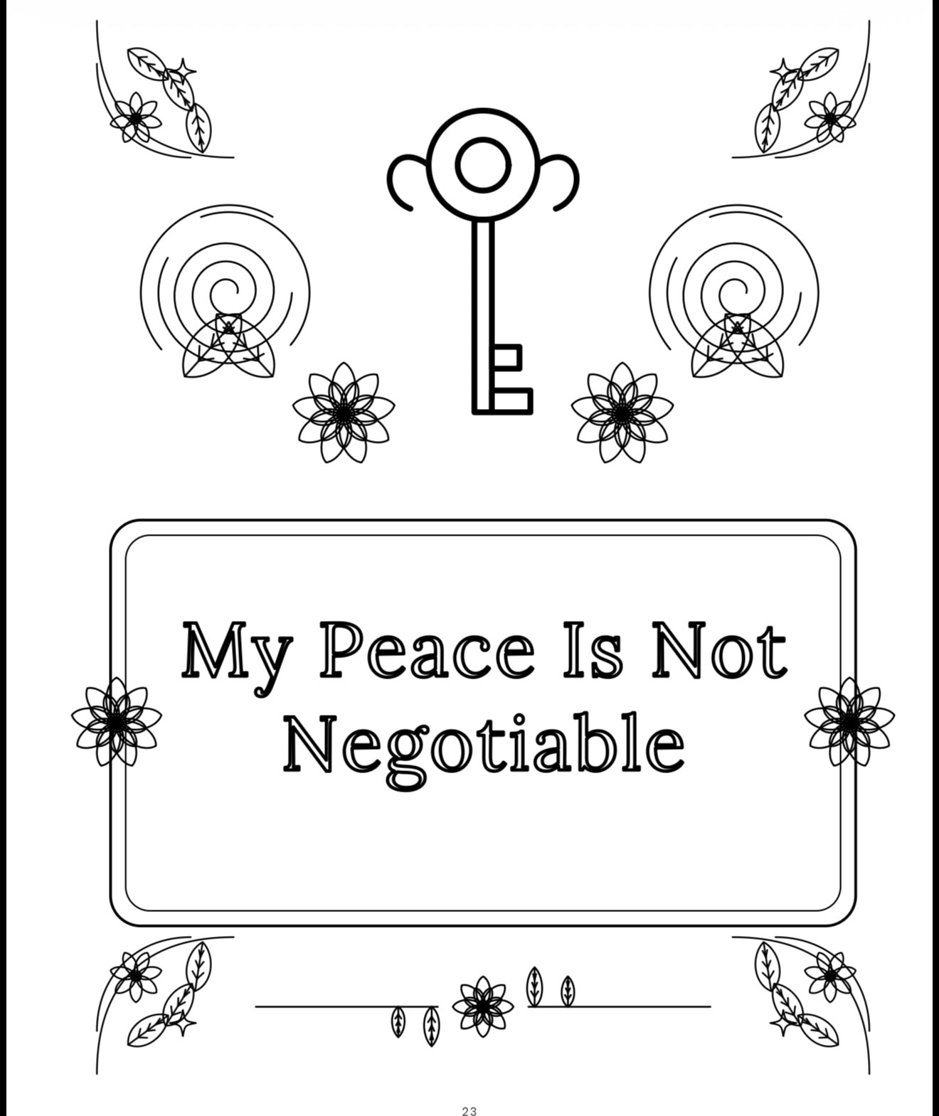 Long Live the Madness / A Printable Adult Coloring Book for People Who Feel Too
Much — 50 Illustrated Declarations to Color In