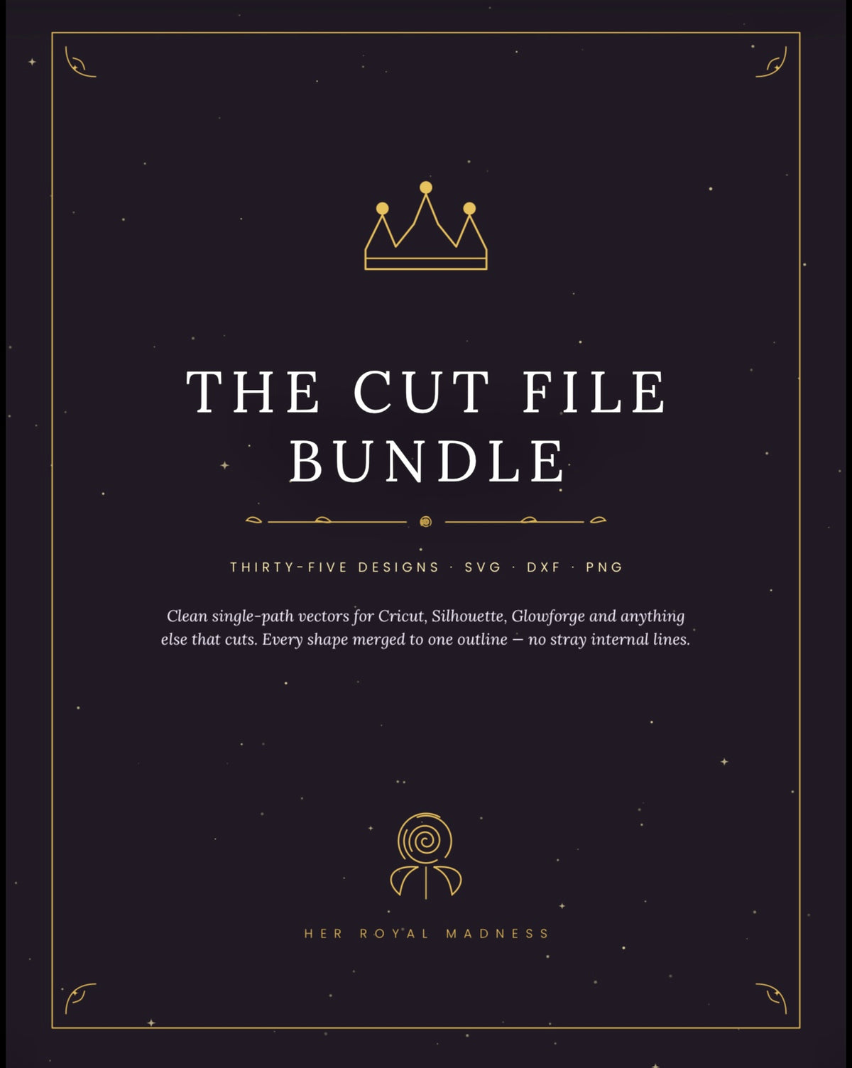 Gothic SVG Cut File Bundle — 35 Designs for Cricut & Silhouette | SVG DXF PNG
