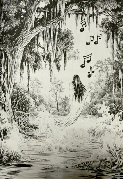 The Swamp Knows Your Name- A Louisiana Bayou Lore Coloring Book