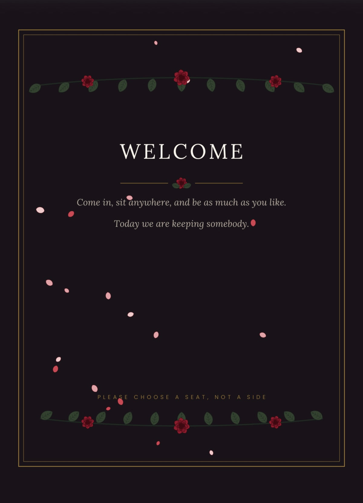 The Black Rose — A Gothic Wedding Suite