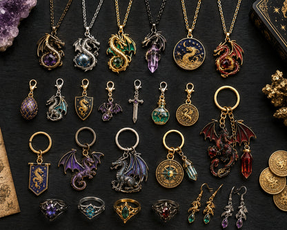 Dragon’s Hoard Mystery Box | Fantasy Dragon Gifts, Jewelry, Stickers & Stationery