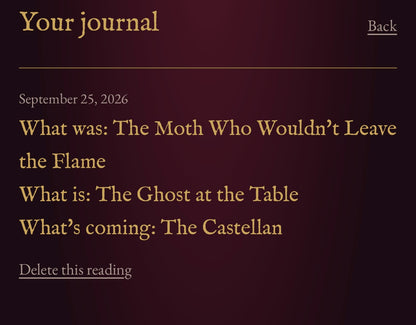 The Mad Queen's Oracle – Interactive Digital Oracle Deck | 33 Gothic Cards with Journal