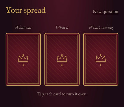The Mad Queen's Oracle – Interactive Digital Oracle Deck | 33 Gothic Cards with Journal