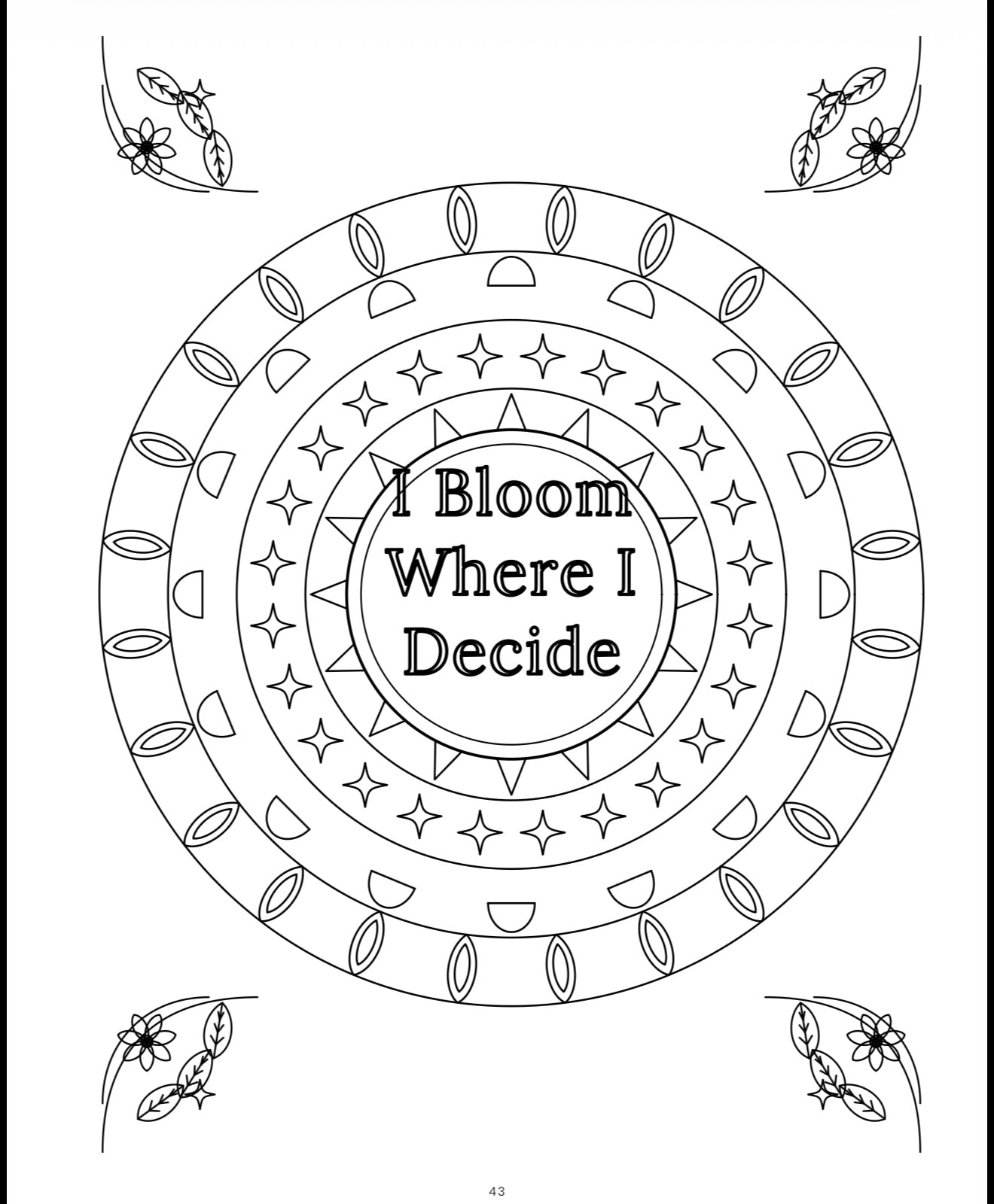 Long Live the Madness / A Printable Adult Coloring Book for People Who Feel Too
Much — 50 Illustrated Declarations to Color In