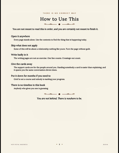 The Grief Companion — Printable Bereavement Workbook