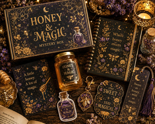 Honey & Magic Mystery Box | Bee Gifts, Botanical Jewelry, Stickers & Cottagecore Stationery