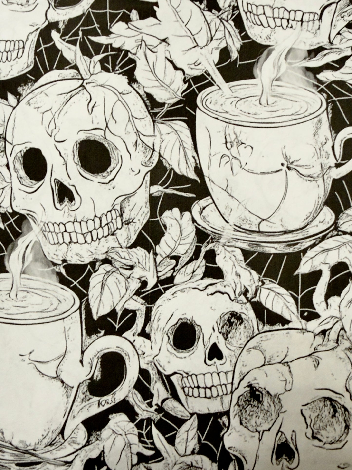 Graveyard Garden Party Coloring Book