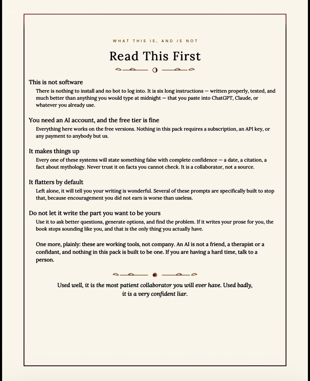 The Kingdom’s Familiar — Six AI Personas for Writers and Makers