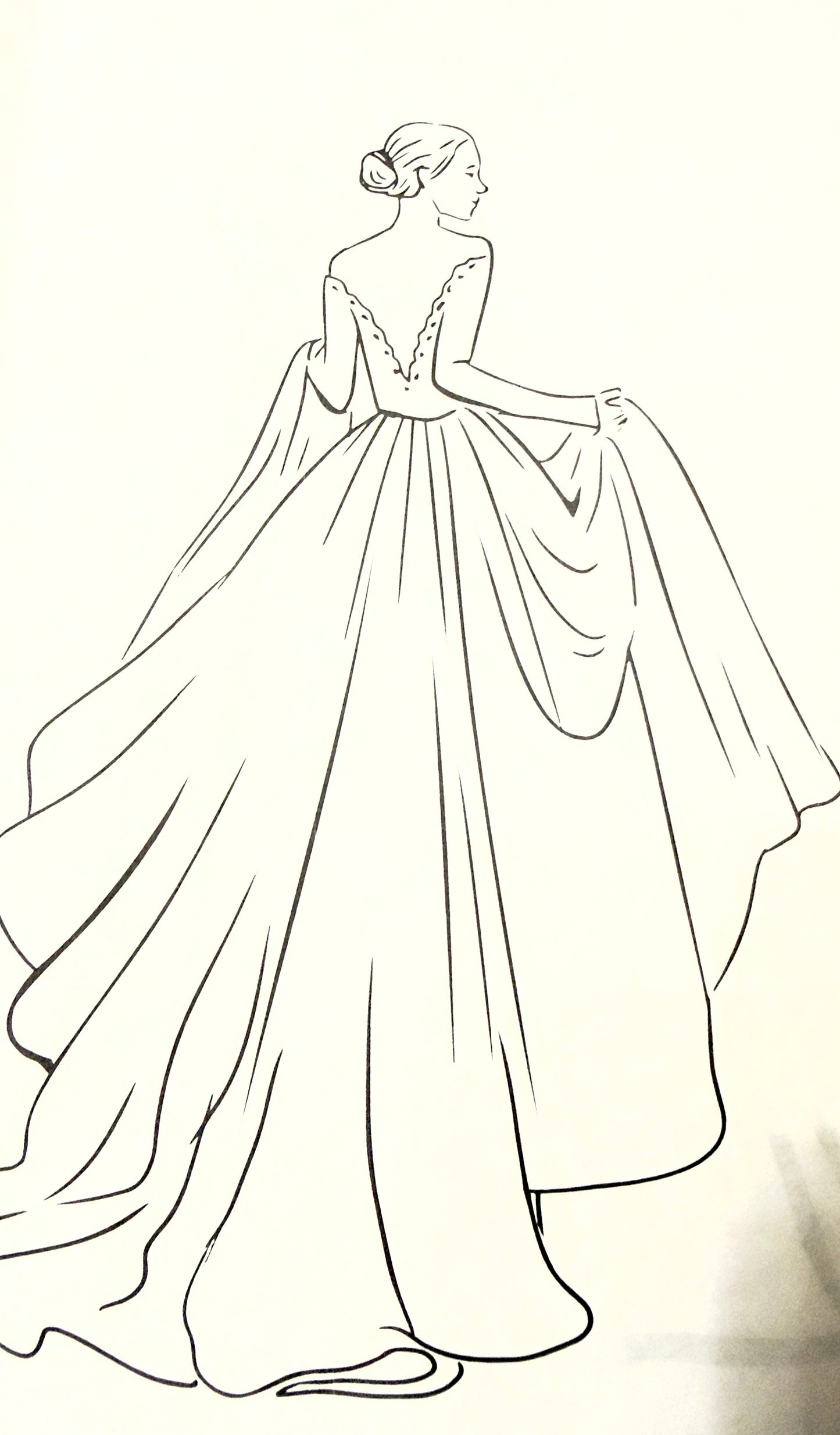 Draped in Dreams Coloring Book