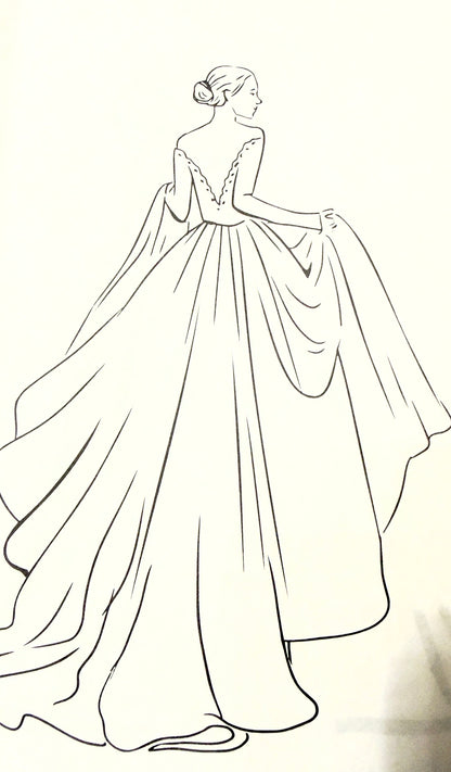 Draped in Dreams Coloring Book