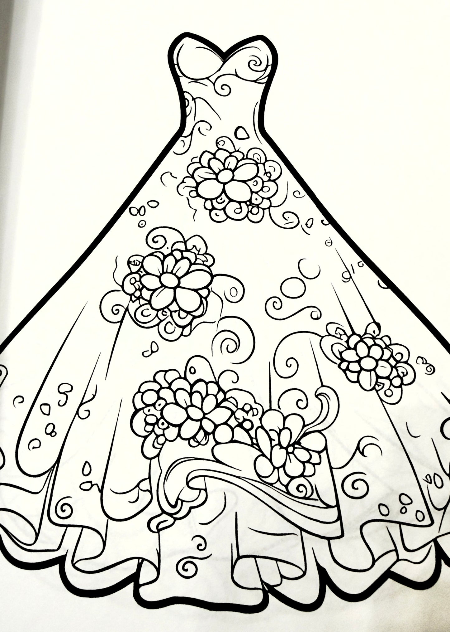 Draped in Dreams Coloring Book