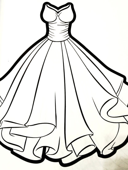 Draped in Dreams Coloring Book
