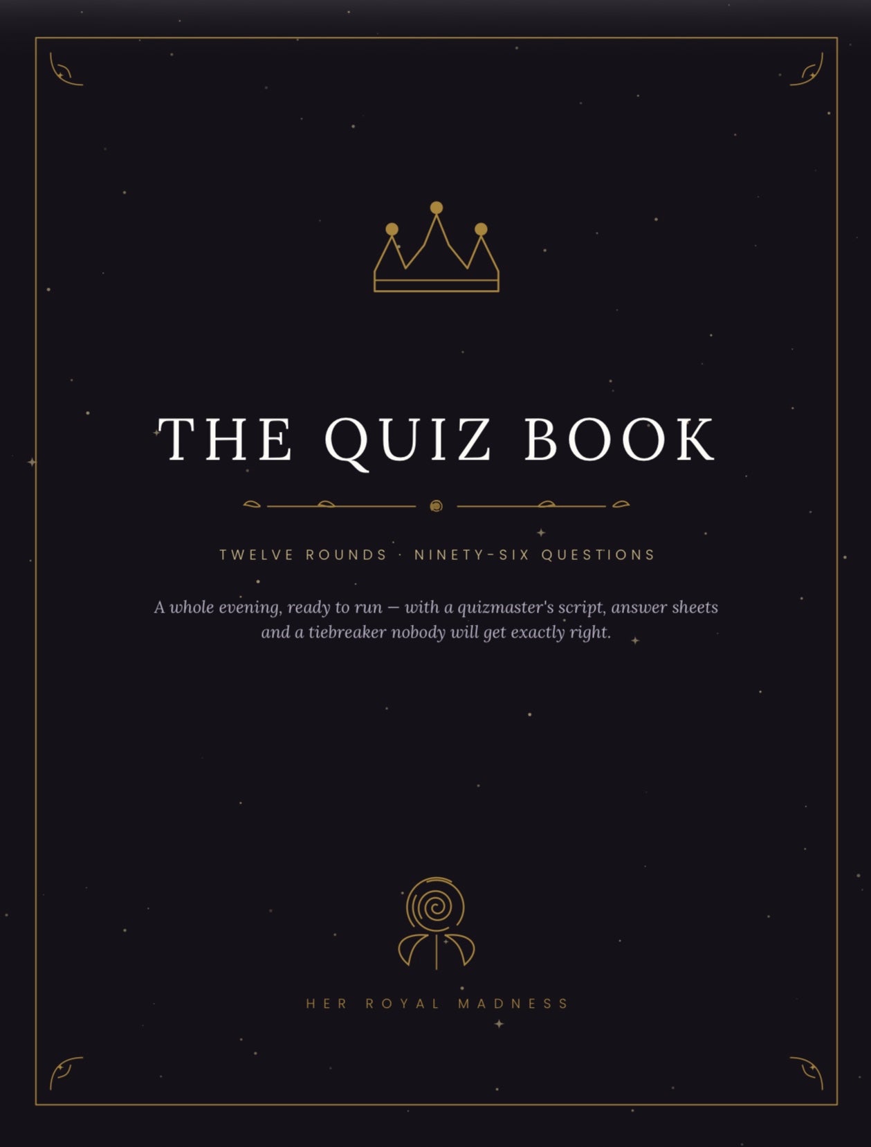 The Quiz Book — 12 Rounds, 96 Questions, Ready to Run / Digital Download
