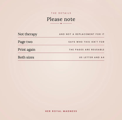 The Grief Companion — Printable Bereavement Workbook