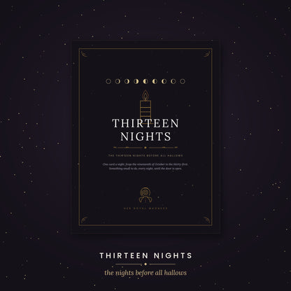 Thirteen Nights — A printable Halloween Ritual Kit