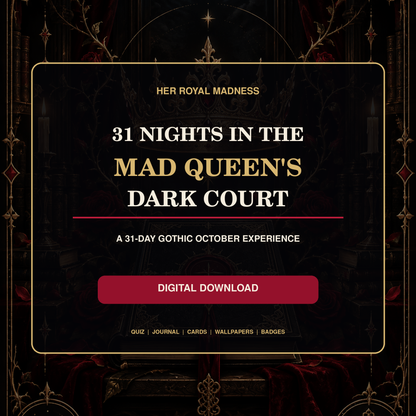 31 Nights in the Mad Queen's Dark Court Printable/Digital