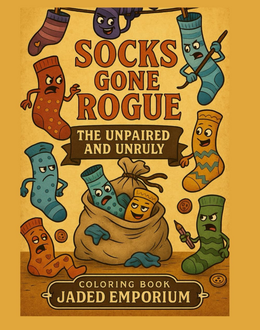 Socks Gone Rogue: The Unpaired and Unruly Coloring Book