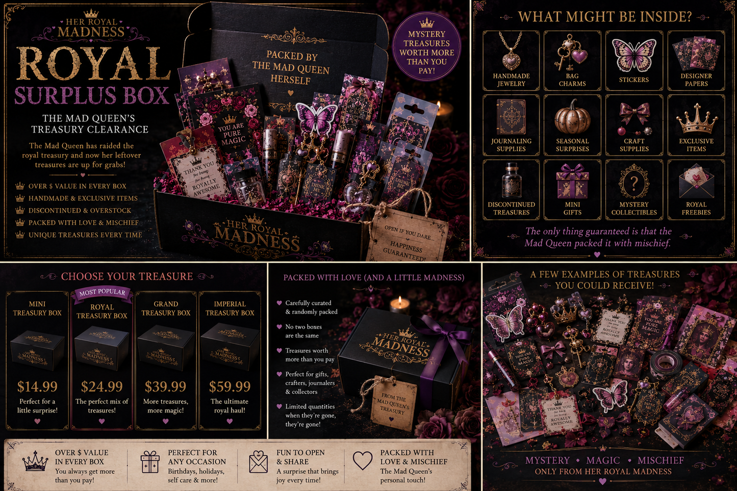 Royal Surplus Box – The Mad Queen’s Treasury Clearance